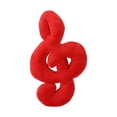 thumbnail image 1 of Coussin Décoratif en Forme de Note de Musique, Coussin Jeté Doux Rempli, Insert pour Salon, Sofa, Lit et Maison, 1 of 4