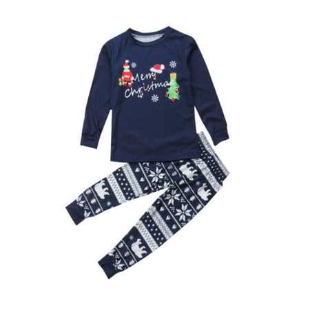 

Viworld Christmas Matching Pajamas for Family PJs Set Dad Mom Kids Baby Xmas Soft Cotton Clothes Sleepwear