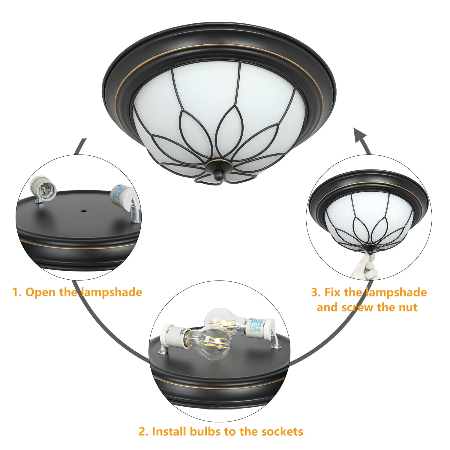 Contemporary Flush Ceiling Lights