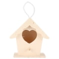 thumbnail image 2 of Bird Houses For Outside, Unique Design  Bird House  For Small Birds For Garden For Parrots Heart-Shaped Belt Rope No. 1, 2 of 8