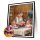 thumbnail image 1 of Cuadros Decorativos Pintura de diamantes 5D abuela y nietos DIY cuadro de mosaico de taladro redondo completo DQrwqpou Nuevos Originales, 1 of 9