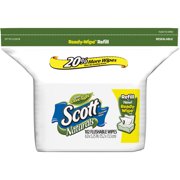 Scott Flushable Wet Wipes, 2 Resealable Packs, 51 Wipes Per Pack (102