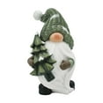 thumbnail image 1 of Holiday Time 11" Christmas Resin Gnome Decoration, Green, 1 Count, 1 of 5