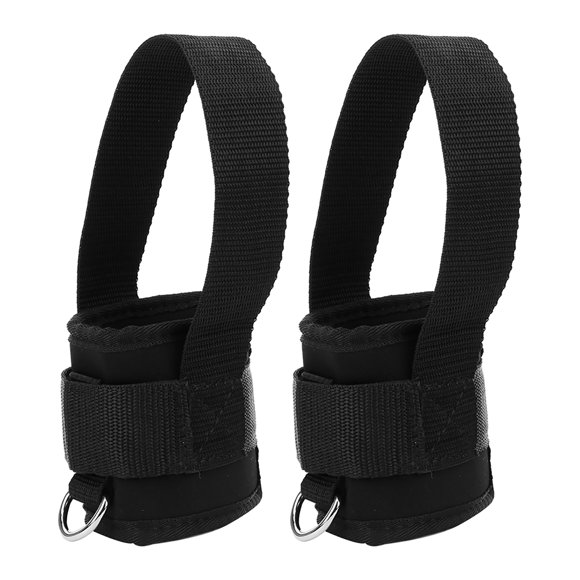 1 Pair 1D Ankle Cuffs Straps Fitness Legs Buckle Rope Gym Strength Training Accessories1 Pair,