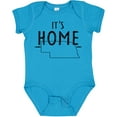 thumbnail image 3 of Inktastic It's Home- State of Nebraska Outline Distressed Text Boys or Girls Baby Bodysuit, 3 of 5