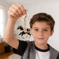 thumbnail image 3 of HEWANG 2026 Year of The Horse Keychains, Sparkling Horses Year Keyring for Bag Backpack Decorations Zodiac Souvenir Gift (Black), 3 of 3