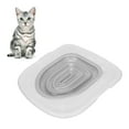 thumbnail image 5 of Cat Toilet Training Kit, Cat Toilet Trainer Environmentally Friendly Safe Removable Reusable  For Home White Tray , 1 Blue Inner Support,White Tray, 1 Pink Inner Support,White, 5 of 8