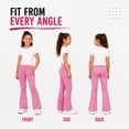 thumbnail image 2 of RBX Girls Leggings - 2 Pack Stretchy Girl Flare Leggings with Pockets Yoga Pants for Girls (7-16), 2 of 7