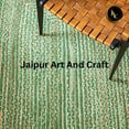 thumbnail image 7 of Jaipur Art And Craft Runner Green Braided Rug Handmade Chindi Jute Cotton Area Rug (2.6x8 Sq ft), 7 of 7