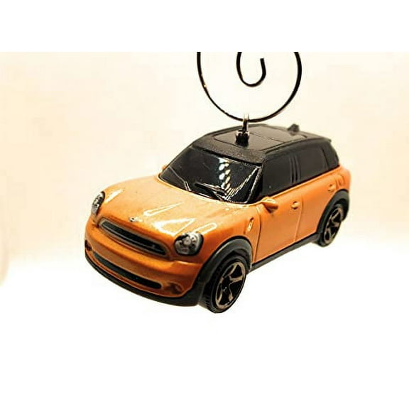 2011 Mini Cooper Countryman Christmas Ornament 1:64 Orange