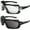 Black-Clear/Smoke, variant on Birdz Eyewear Gasket Safety Padded Motorcycle Sport Sunglasses 2 Pairs Black Grey Frame with Smoke & Clear Lenses