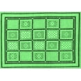 thumbnail image 1 of Ahgly Company Indoor Rectangle Abstract Emerald Green Modern Area Rugs, 7' x 10', 1 of 4