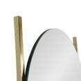 thumbnail image 3 of Kate and Laurel Noka Mirror Leaning Ladder, Gold 18x5x67, 3 of 10