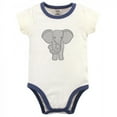 thumbnail image 4 of Touched by Nature Baby and Toddler Unisex Organic Cotton Hoodie, Bodysuit or Tee Top, and Pant, Print Elephant, 12-18 Months, 4 of 4