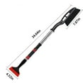 thumbnail image 3 of Dvkptbk Snow Deflector Retractable Snow Shovel Car Window Glass Defrost Winter Deicing Shovel Snow Brush Scraper Snow Clearing Tools Cleaning Supplies, 3 of 8