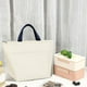 thumbnail image 1 of Bolsa térmica para almuerzo | Bolsa térmica bento para picnic y escuela | Resistente al agua y al aceite | Porta almuerzo de gran capacidad | Azul, beige, gris, rosa, 1 of 6