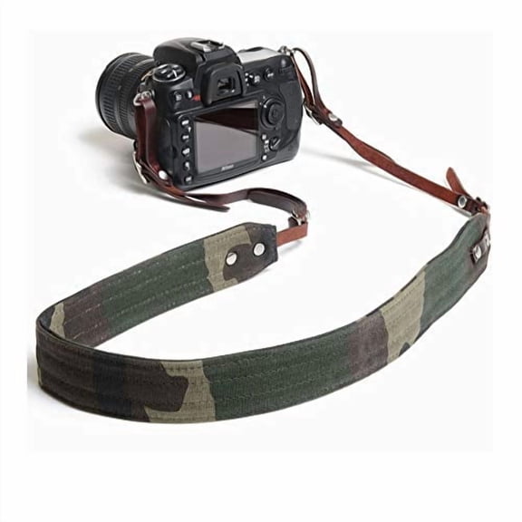 [D]  ONA Presidio Crossbody Canvas Camera Strap (Camouflage)