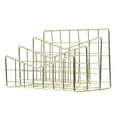 thumbnail image 4 of Alvinma Champagne Wire Magazine Rack for Desk Storage, 4 of 5