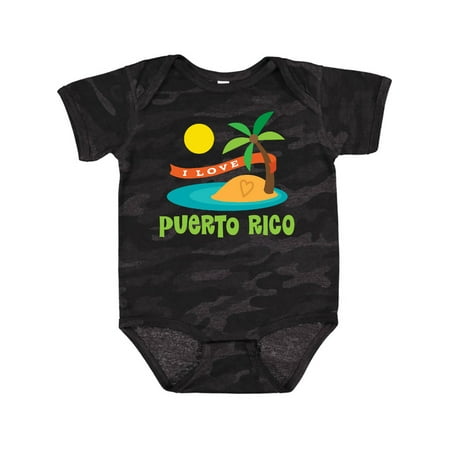

Inktastic I Love Puerto Rico Gift Baby Boy or Baby Girl Bodysuit