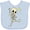 AE-Light Blue, variant on Inktastic Cute Dancing Skeleton Boys or Girls Baby Bib