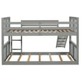 thumbnail image 4 of Triple Tree Adult Twin-over-Twin Bunk Beds Gray, 104 lb, 4 of 9