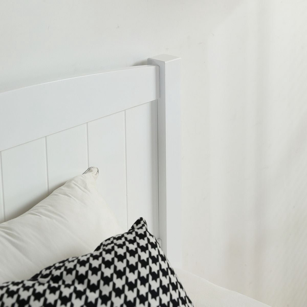 Twin Size Solid Wood Platform Bed Frame, 3.93" Closely Spaced Slats, 8.66" Under-Bed Storage, 330lbs Capacity, No Box Spring Needed