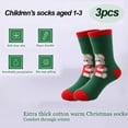 thumbnail image 2 of Calcetines navideños de algodón para niños, calcetines gruesos de invierno para mantener el calor, 2 of 5