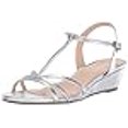 thumbnail image 3 of Paradox London Sandale Compensée Tessa Rose pour Femme, Argent, 8.5 Grand, 3 of 3