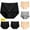 Yellow, variant on High Waist Tummy Control Briefs For Women Comfortable Cotton High Waist Underwear Full Coverage Sexy Lace Panties 5 PackPurpleXL
