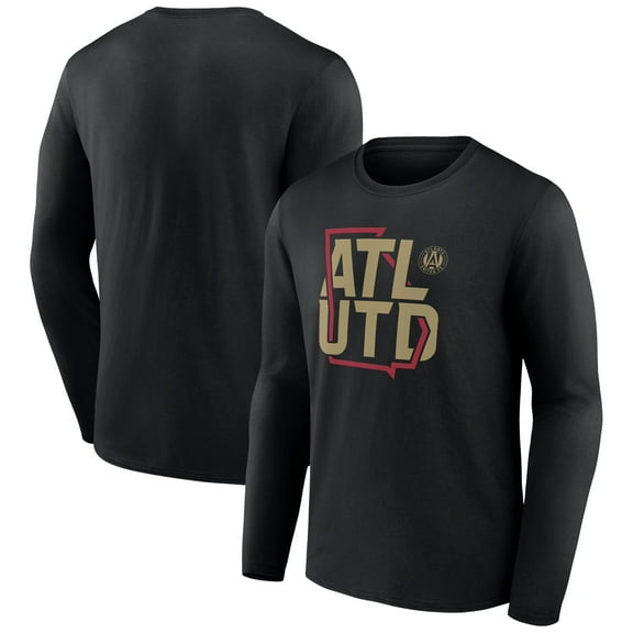 Men's Black Atlanta United FC Hometown Collection Team Long Sleeve T-Shirt