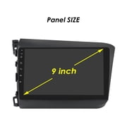 Hizpo Car Stereo Radio For Honda Civic 2012 2013 2014 2015 Apple Carplay Android 12 Auto Wifi 2+32GB Bluetooth Head Unit GPS Navigation Player