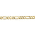thumbnail image 3 of 14K Yellow Gold 5.25mm Concave Open Figaro Chain, 3 of 5