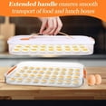 thumbnail image 4 of Plastic Egg Tray Packaging Egg Container with Lid 2 Packaging Egg Container with Lid, 4 of 5