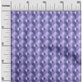 thumbnail image 2 of oneOone Georgette Viscose Medium Purple Fabric Geometric Sewing Craft Projects Fabric Prints By Yard 42 Inch Wide, 2 of 4