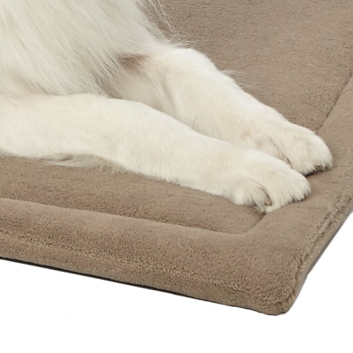 Quiet Time Taupe Micro Terry Pet Bed, 54"