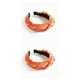 thumbnail image 2 of Diadema de terciopelo trenzado Jumpingount Naranja 2Conjunto, 2 of 6