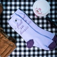 thumbnail image 4 of Odd Sox Kander, Feel So Basix Women Crew Length Socks, Fun Cute Styles & Sayings, 4 of 6