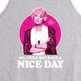 thumbnail image 2 of Golden Girls - Dorothy Will Not Have Nice Day - Men's Jersey Tank Top, 2 of 4