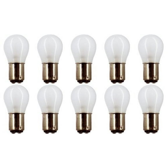 CEC Industries #308IF (Frosted) Bulbs, 28 V, 18.76 W, BA15d Base, S-8 shape (Box of 10)