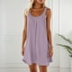 thumbnail image 2 of Vestido holgado con tirantes estilo playa para mujer: vestido de verano ligero y elástico con cuello en V, 2 of 5