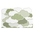 thumbnail image 4 of YAOMOBB Tapis de Porte Lavable Imprimé Nuage Coloré Tapis d'Entrée Design Rafraîchissant pour Usage Intérieur et Extérieur, 4 of 6