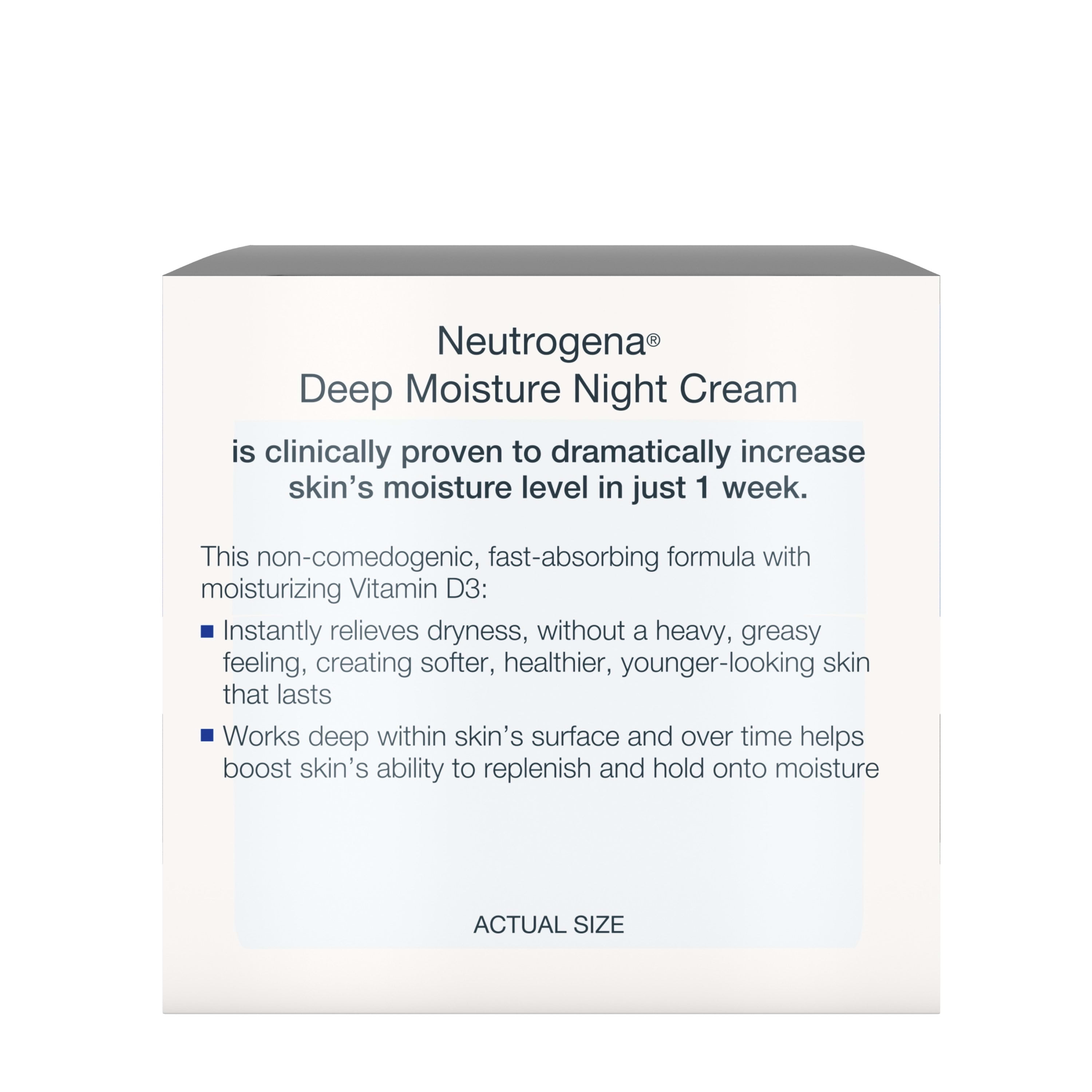 Neutrogena Deep Moisture Night with Glycerin & Shea Butter, 2.25 - Walmart.com