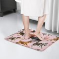 thumbnail image 4 of Dogs with Pioneer Flower Flannel Non Slip Door Rugs,Washable Door Mats Indoor,Decorative Door Mats,Dirt-Resistant and Absorbent Doormat for Entrance,Bedroom,Kitchen,Bathroom,31.5x17in(80x43cm), 4 of 4