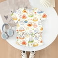 thumbnail image 4 of Grblisyd Girls Summer Outfits 2 Piece Set Short Sleeve Crew Neck Shirts and Elastic Waist Shorts Sets Kids Cute Animal Print Clothes 7-8 Y, 4 of 7