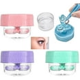 thumbnail image 1 of yeuweold 4 Pcs Manually Contact Lens Washer Cleaner Contact Lens Case Portable Rotation Contact Lens Cleaning Container for Everyday Use（4color）, 1 of 5
