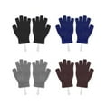 thumbnail image 6 of EUBUY USB Heated Gloves Hand Warmers Winter Warm Full Finger/Half Fingerless Electric Mittens for Women Men Girls Boys Coffee, 6 of 10