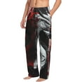 thumbnail image 6 of Gukieu Cool Black And White Dragon Print Men's Home Trousers, Elastic Drawstring Home Pajamas Clothing Suitable for Adult Men-Small, 6 of 6