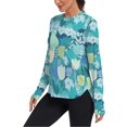 thumbnail image 2 of FORMRS Womens Long Sleeve Shirts UPF 50+ Sun Protection Quick Dry Fishing Hiking Tops, Size S-2XL, Vibrant Cat Pattern, 2 of 8