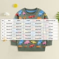 thumbnail image 4 of GCETTIC Boys Sweatshirts Cotton Long Sleeve Crewneck Pullover Toddler Kids Winter Warm Shirt Sweater Tops Green,4-5 Years, 4 of 6
