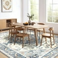 thumbnail image 5 of Nefoso 8ft x 10ft Vintage Area Rugs, Washable Area Rugs for Living Room Bedroom Kitchen Home Decor, Non-Slip Carpet, Blue & Beige, 5 of 5